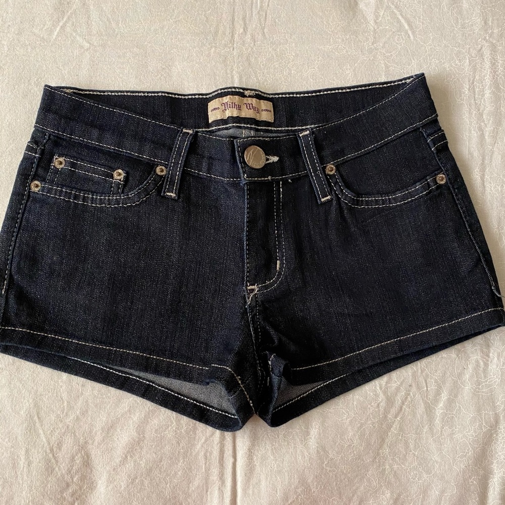 Milky Way denim shorts
